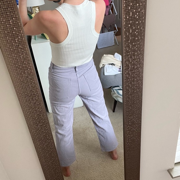 Hudson - Remi Straight Jeans - Soft Lavender - Size 28 - Picture 5 of 12